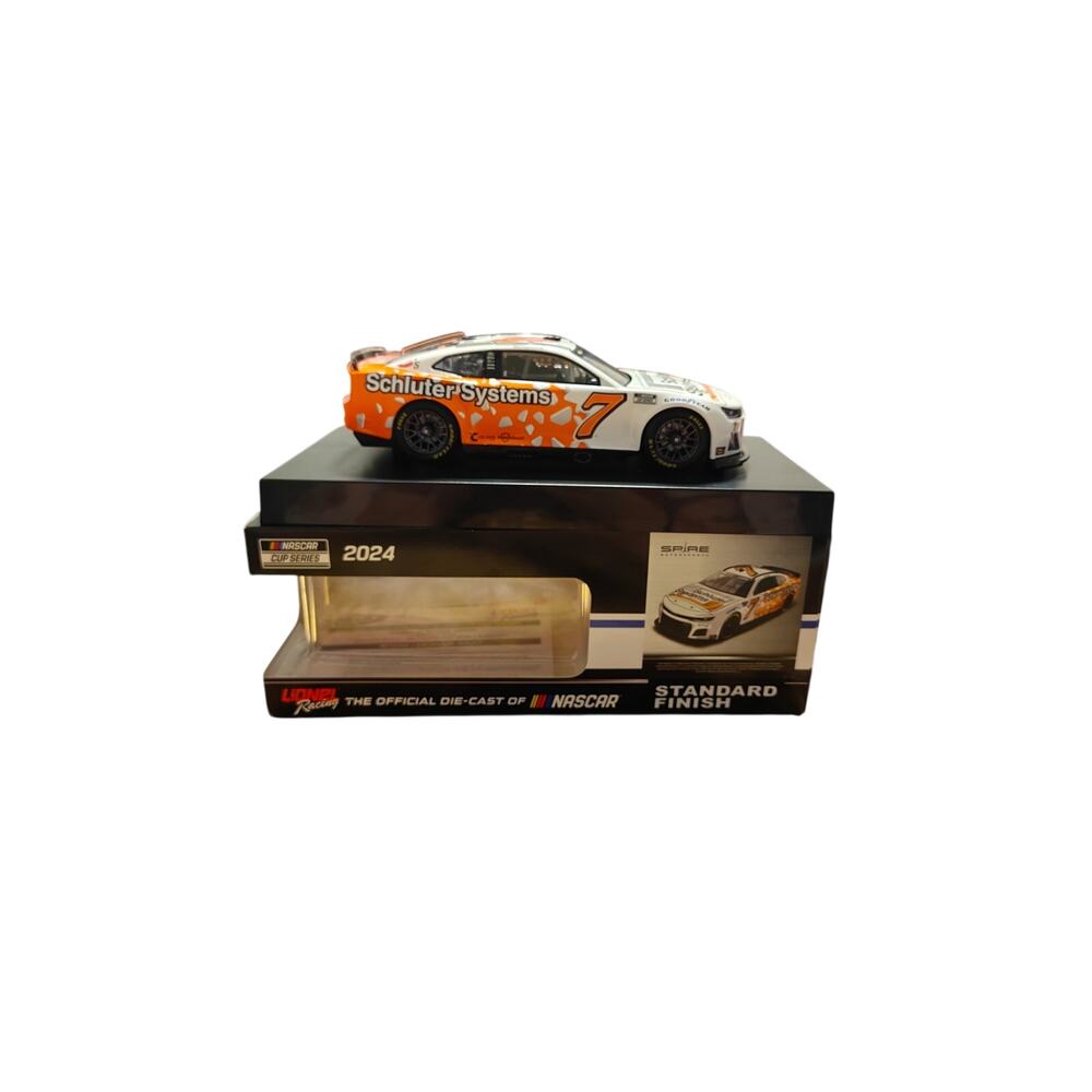 Corey LaJoie 2024 #7 Schluter Systems Camaro ZL1 1:24 Lionel Racing Diecast 504